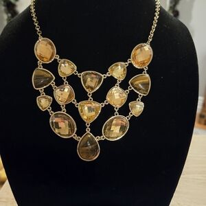Elegant Gold Statement Necklace